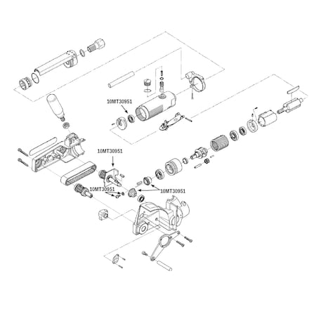 Monti Bristle Blaster Bristle BlasterĀ® Repiar Kit (Includes Item #'S: 11, 22, 38, And 43) 10MT30951